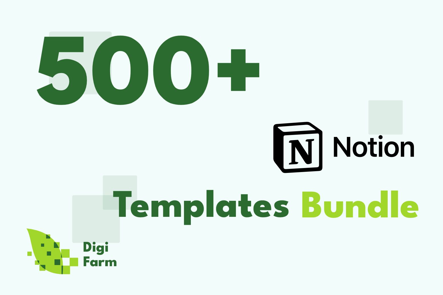 500+ Notion Templates Bundle