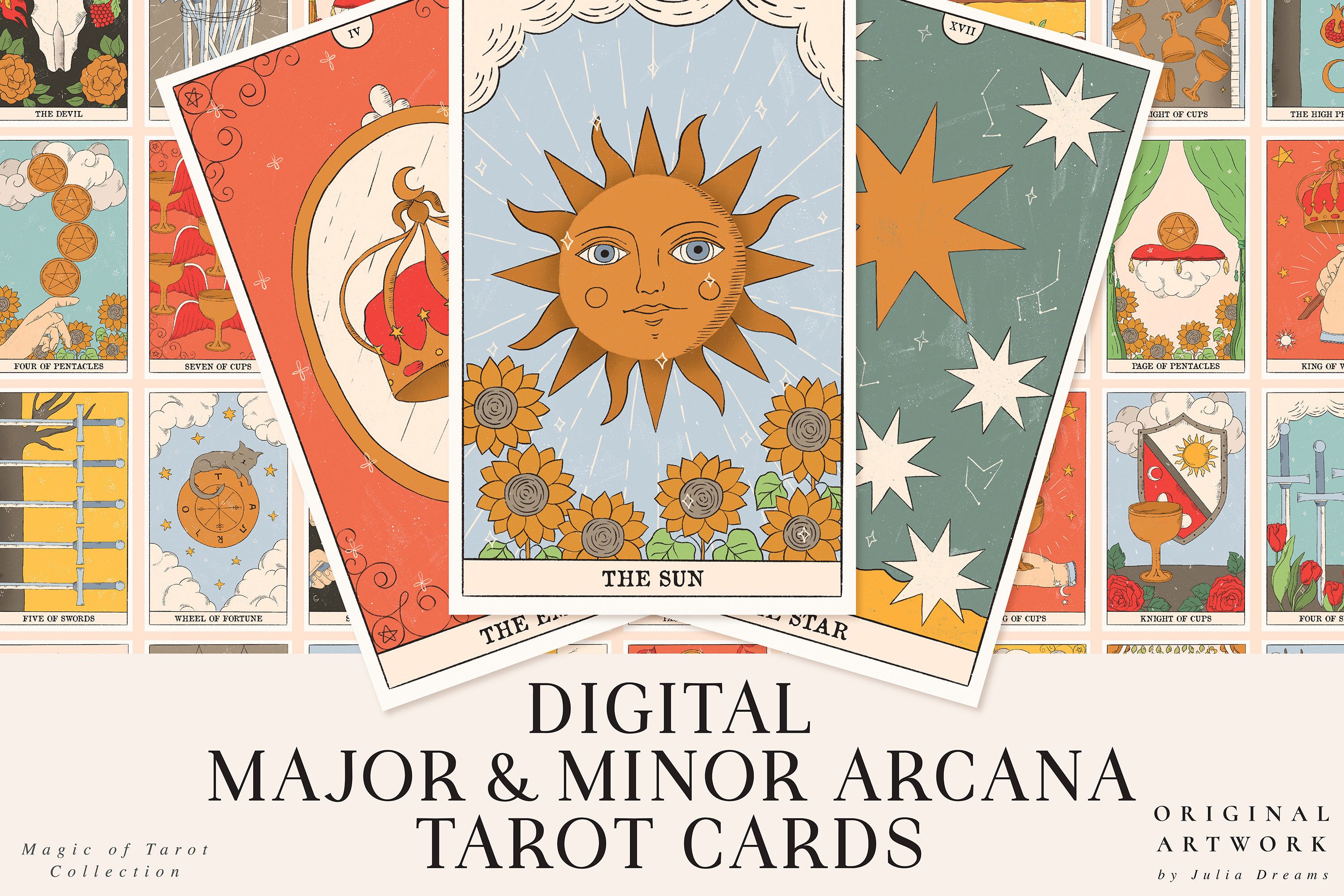 Tarot Cards Major Minor Arcana Planner