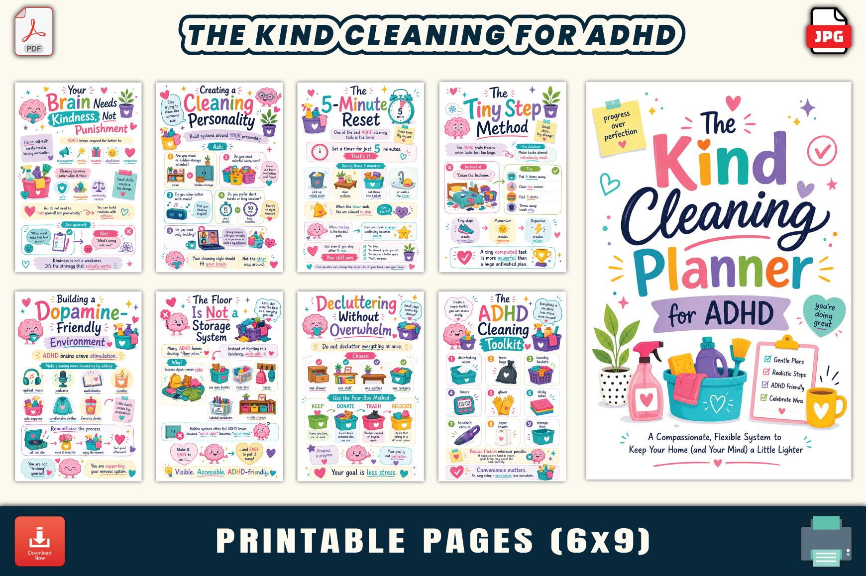 The KIND CLEANING for ADHD